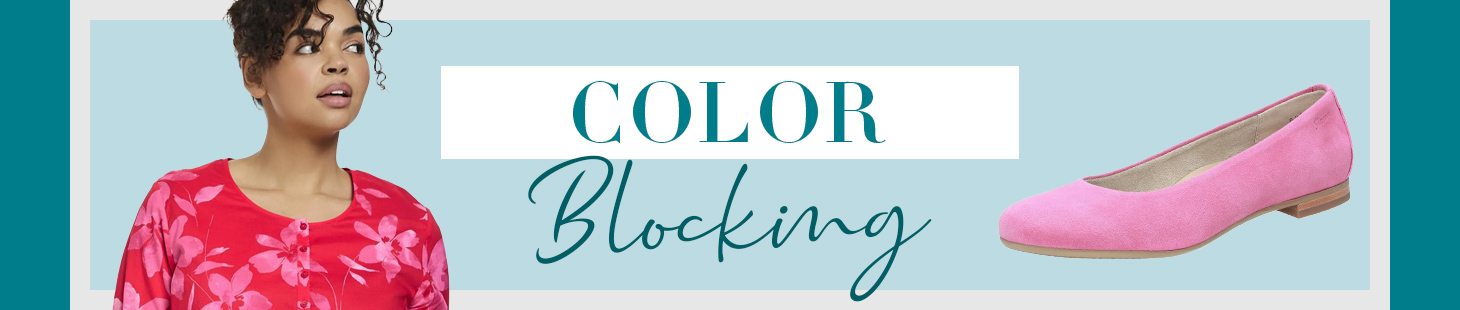 Color Blocking Plus-Size Einstieg