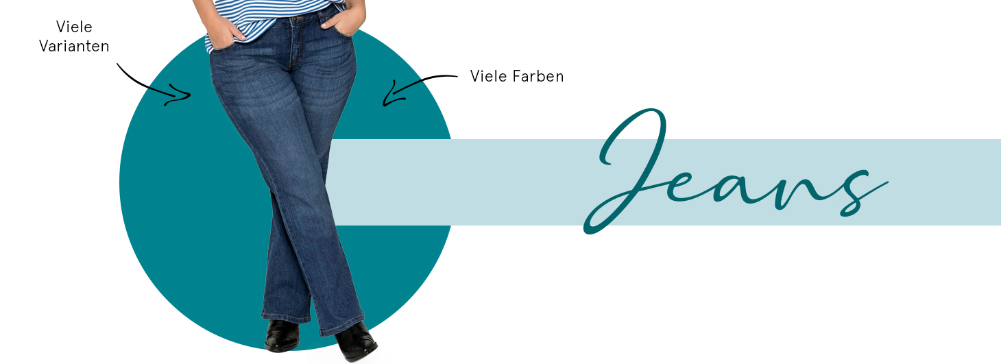 Hosenformen Damen Jeans