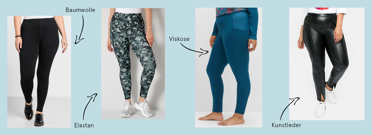 Outfits mit Leggings für Mollige Varianten