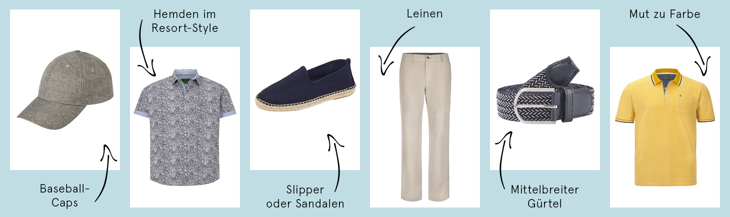 Sommer Outfits Herren Must-Haves