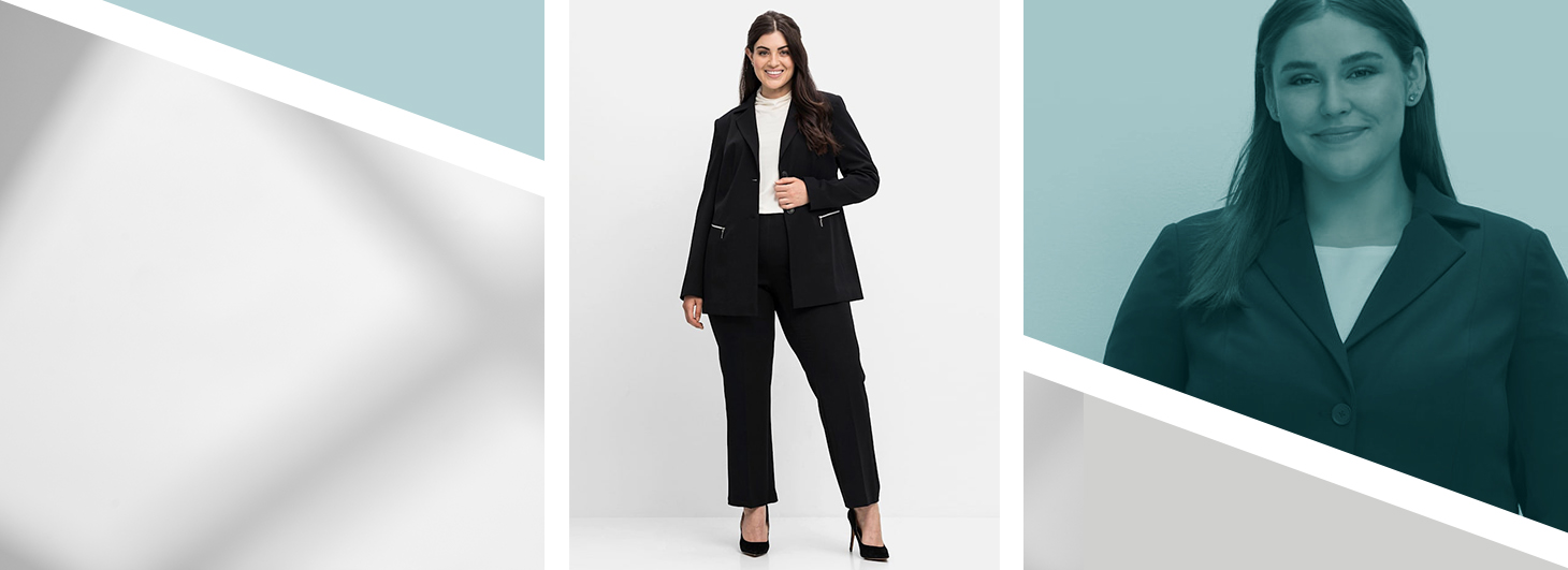 Winter-Outfit Plus-Size Business