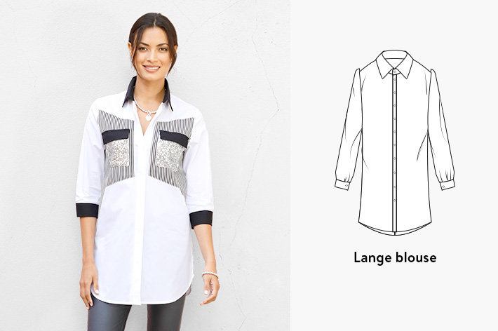 Lange blouse