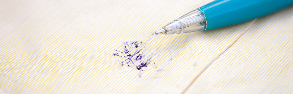 Textilpflege Kugelschreiber-Flecken entfernen